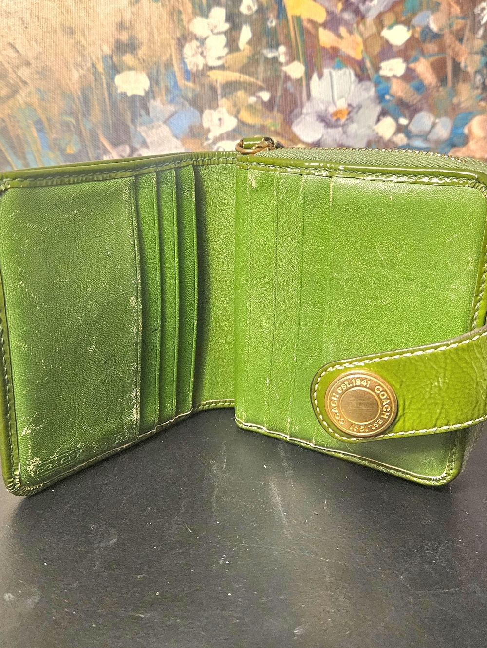 Coach Est. 1941 Heritage Signature Small Zip Wallet - Picture 5 of 12